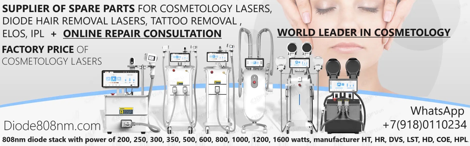  Cosmetic laser 808nm hair removal maintenance and repair? diode808nm.com
